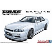 ザ・チューンドカー No.4 URAS ER34 スカイライン TYPE-R ’01 [1/24スケール プラモデル]