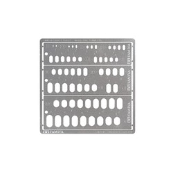 74154 モデリングテンプレート 長円 1～6mm