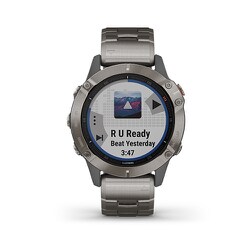 fēnix 6 Sapphire Ti Gray | スマートウォッチ | Garmin 日本