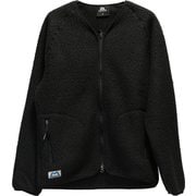 425180 PILE FLEECE CARDIGAN ﾌﾞﾗｯｸ L [アウトドア フリース メンズ]