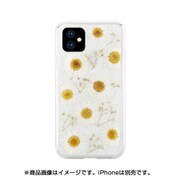 HFI158SD [iPhone 11 Pro HABITU Hybrid/EVERLAST REAL FLOWERS SPRING/DAISIES]