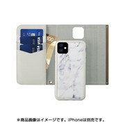 HTI161WM [iPhone 11 HABITU Wristlet Folios/ERIS WHITE MARBLE]