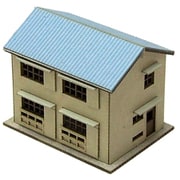 0044 [Zゲージ 総二階戸建住宅 青屋根 ペーパー]