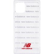 74339-2 iPhone 11 Pro New Balance [スクエア型TPUクリアケース ロゴボーダー レッド]