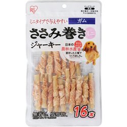 ささみ巻きジャーキーガムミニ [犬用おやつ 16本]