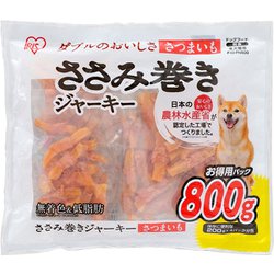 ささみ巻きジャーキーサツマイモ P-IJ-PN800 [犬用おやつ 800g 間食 全犬種用]