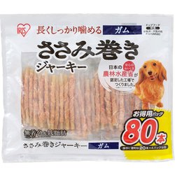 ささみ巻きジャーキーガム [犬用おやつ 80本]
