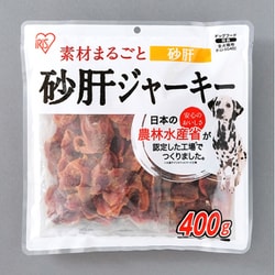 砂肝ジャーキー P-IJ-Sg [犬用おやつ 400g 間食 全犬種用]