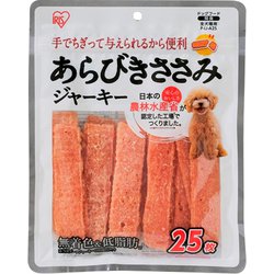 あらびきささみジャーキー P-IJ-A25 [犬用おやつ 25枚 間食 全犬種用]