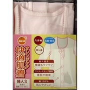 快適肌着 婦人 八分袖 ピーチ Sサイズ