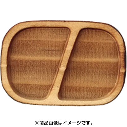 Wp 014 ミニチュアパーツ 四角皿d Ss 2個入り 木製ミニチュア素材