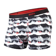 MPWTP WEEKDAY TRUNKS PRINT WONDERLAND BLACK XL [アンダーウェア トランクスパンツ メンズ XLサイズ]