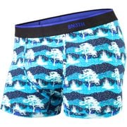 MPWTP WEEKDAY TRUNKS PRINT WONDERLAND BLUE L [アンダーウェア トランクスパンツ メンズ Lサイズ]