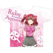 ラブライブ！サンシャイン！！ フルグラフィックTシャツ 黒澤ルビィ アイコンTシャツver [キャラクターグッズ]