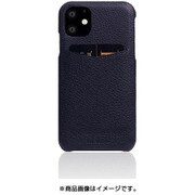 SD17924i61R [iPhone 11 Full Grain Leather Back Case BK/BL]