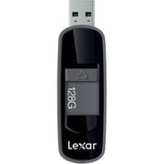 Lexar JumpDrive S75 USB 3.1フラッシュドライブ ブラック 128GB LJDS75-128ABBKJP