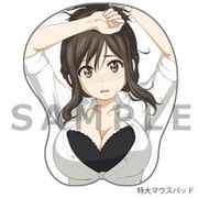 なんでここに先生が！？ 描き下ろし特大マウスパッド 児嶋加奈 [キャラクターグッズ]