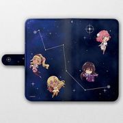 彼方のアストラ 手帳型スマホケース ミニキャラ 汎用Lサイズ [キャラクターグッズ]