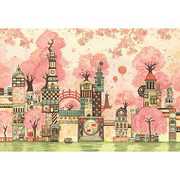 26-331 桜町三十四番街 [ジグソーパズル めざせ！パズルの達人 300ピース （完成サイズ：26×38cm）]