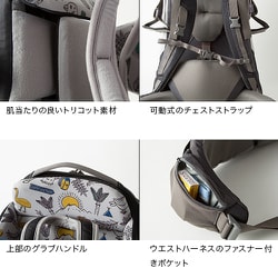 ヨドバシ.com - マックパック macpac バムース Vamoose MM81813 ブラック×フォージドアイアン(BF) サイズ3  [アウトドア系 背負子・ベビーキャリア] 通販【全品無料配達】