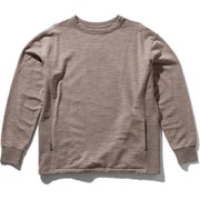 リアルフリース ロングスリーブ クルー M REAL FLEECE LS CREWE IA51981 （TR）トレイルヘザー Sサイズ [アウトドア カットソー メンズ]