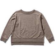 リアルフリース ロングスリーブ クルー W REAL FLEECE LS CREWE IAW51981 （TR）トレイルヘザー Mサイズ [アウトドア フリース レディース]