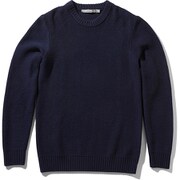 M WAYPOINT CRW SWETER IE61901 （MI）ミッドナイトネイビー Lサイズ [アウトドア セーター メンズ]
