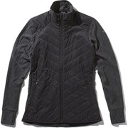 W DESCENDER HYBRID JACKET IAW51900 (K)ブラック Mサイズ [アウトドアフリースジャケット レディース]