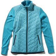 W DESCENDER HYBRID JACKET IAW51900 (AT)アークティックティール Mサイズ [アウトドアフリースジャケット レディース]