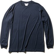 ファインドライ ロングスリーブクルー FINE DRY LONG SLEEVE CREW MX19302 (N)ネイビー Mサイズ [アウトドア カットソー メンズ]