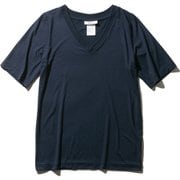 ファインドライ ハーフスリーブVネック HALF SLEEVE V-NECK MW16103 (N)ネイビー Lサイズ [アウトドア カットソー レディース]