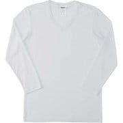 リュクセルウォーム Vネック8分袖シャツ 8/10 SLEEVE V-NECK MX15342 ホワイト(W2) Lサイズ [アウトドア アンダーウェア メンズ]