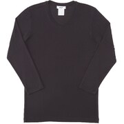 リュクセルウォーム Vネック8分袖シャツ 8/10 SLEEVE V-NECK MX15342 ブラック(K) Lサイズ [アウトドア アンダーウェア メンズ]