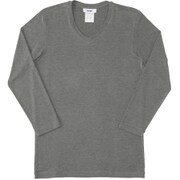 リュクセルウォーム Vネック8分袖シャツ 8/10 SLEEVE V-NECK MX15342 チャコールグレー(CH) Mサイズ [アウトドア アンダーウェア メンズ]