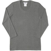 リュクセルウォーム Vネック8分袖シャツ 8/10 SLEEVE V-NECK MX15342 チャコールグレー(CH) Sサイズ [アウトドア アンダーウェア メンズ]