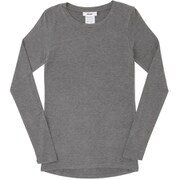 リュクセルウォーム クルーネック長袖シャツ LONG SLEEVE CREW MW15341 チャコールグレー(CH) Lサイズ [アウトドア アンダーウェア レディース]