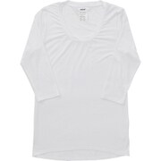 リュクセルウォーム ハーフスリーブUネック HALF SLEEVE U-NECK MW17371 ホワイト(W2) Lサイズ [アウトドア アンダーウェア メンズ]