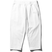 ミディアムドライジャージ クロップドパンツ CROPPED PANTS MW49151 (W)ホワイト Sサイズ [アウトドア パンツ レディース]