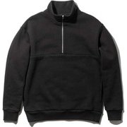ヘビーウォームスウェット ハーフジップ HALF ZIP MX39332 ブラック(K) XLサイズ [アウトドア カットソー メンズ]