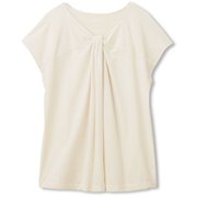 ヨギークロスフレンチ yogi CLOTH FRENCH DS39324 (HI)ホワイトベージュ Lサイズ [フィットネスシャツ レディース]