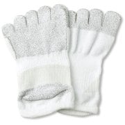 ナノフロントファイブフィンガーグリップソックス NANOFRONT FIVE FINGER GRIP SOCKS DA993401 （JW）ジャスミンホワイト 23cm [ランニングウェア・その他]