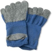 ナノフロントファイブフィンガーグリップソックス NANOFRONT FIVE FINGER GRIP SOCKS DA993401 （BS）サルビアブルー 23cm [ランニングウェア・その他]