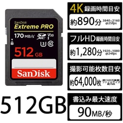 サンディスク SANDISK SDSDXXY-512G-JNJIP ... - ヨドバシ.com