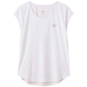 ショートスリーブアルファドライTシャツ S/S ALPHADRY Tee SAW31960 (W)ホワイト Mサイズ [フィットネス シャツ レディース]