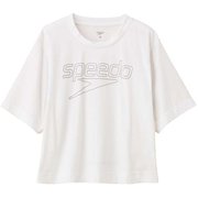ショートスリーブティーシーTシャツ S/S T/C Top SAW31961 (W)ホワイト Sサイズ [フィットネス シャツ レディース]