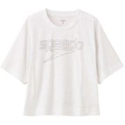 ショートスリーブティーシーTシャツ S/S T/C Top SAW31961 (W)ホワイト Mサイズ [フィットネス シャツ レディース]