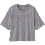 ショートスリーブティーシーTシャツ S/S T/C Top SAW31961 (MX)ミックスグレイ Mサイズ [フィットネス シャツ レディース]