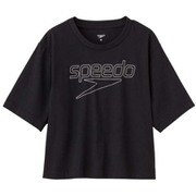 ショートスリーブティーシーTシャツ S/S T/C Top SAW31961 (K)ブラック Lサイズ [フィットネス シャツ レディース]