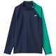 M L/S ZIP RUSH G SL11983 (NB)ネイビーB Lサイズ [フィットネス シャツ メンズ]