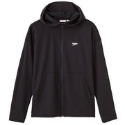 フルジップフーディ WMNS FULL ZIP HOODIE SAW91972 (K)ブラック Mサイズ [フィットネス シャツ レディース]